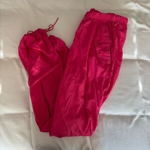 Y2K Hot Pink Track Pants